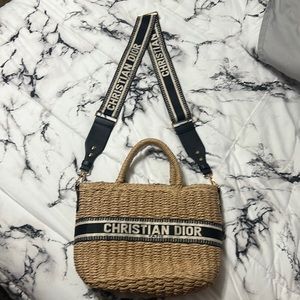 Woven beach bag